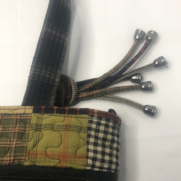 Donna Sharp Quilted Patchwork Handbag Purse Multicolor Shoulderbag 8”x10” EUC - Picture 14 of 15